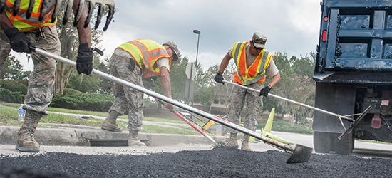 Pavement work